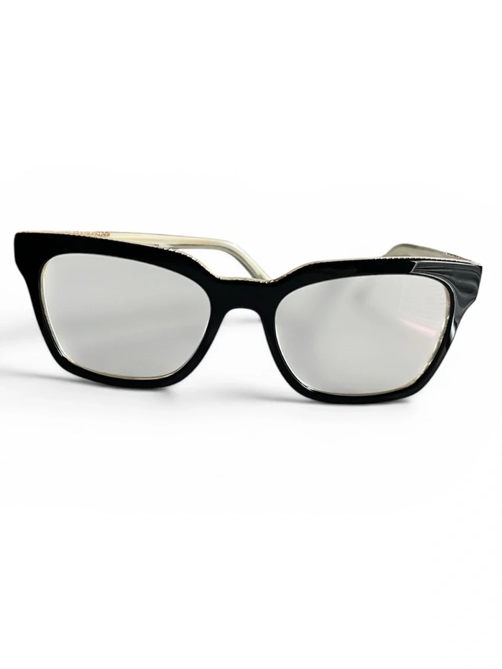 L.A.M.B  By Gwen Stefani Reading Glasses Frames Black Gold Trim LA043 53/18/140